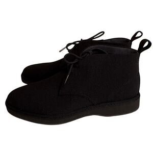 Rothy’s  Chukka Boots Black Dress Lace up Booties Men's Size 10